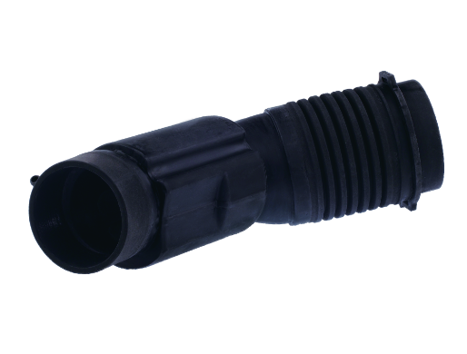 Air intake pipe – system composed of hard and soft hose sections